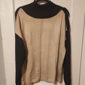 Lety & Me Cold Shoulder Sweater 3X